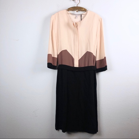 Victoria Beckham Dresses & Skirts - Victoria Victoria Beckham Crepe Button Down Dress